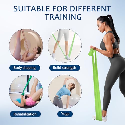 ExcellaElite Yoga Mat Straps for Carrying 3 pcs Multipurpose Hands-Free Adjustable Yoga Mat Strap with 2 Pcs Fruit Green Resistance Band for All Mat Sizes - Image 6