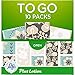 Puffs Plus Lotion Travel-Size Pocket Facial Tissues 10 Tissues per Pack (10 To Go Packs)