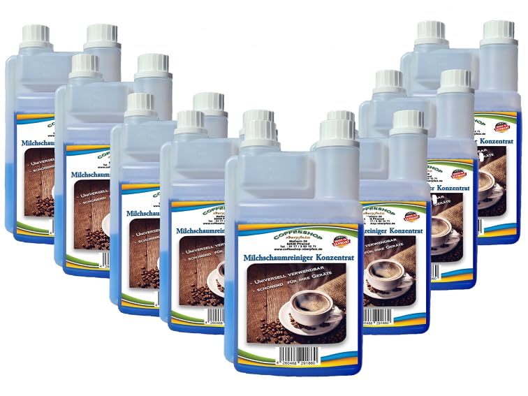 Coffeeshop Milchsystemreiniger für Milchaufschäumer & Milchsysteme - 8 x 1 Liter