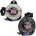 Topzone 72" inch Extra Long Heavy Duty 12mm Cable Self Coiling 4-digit Combination Bicycle Bike Lock with Mount (Clear)