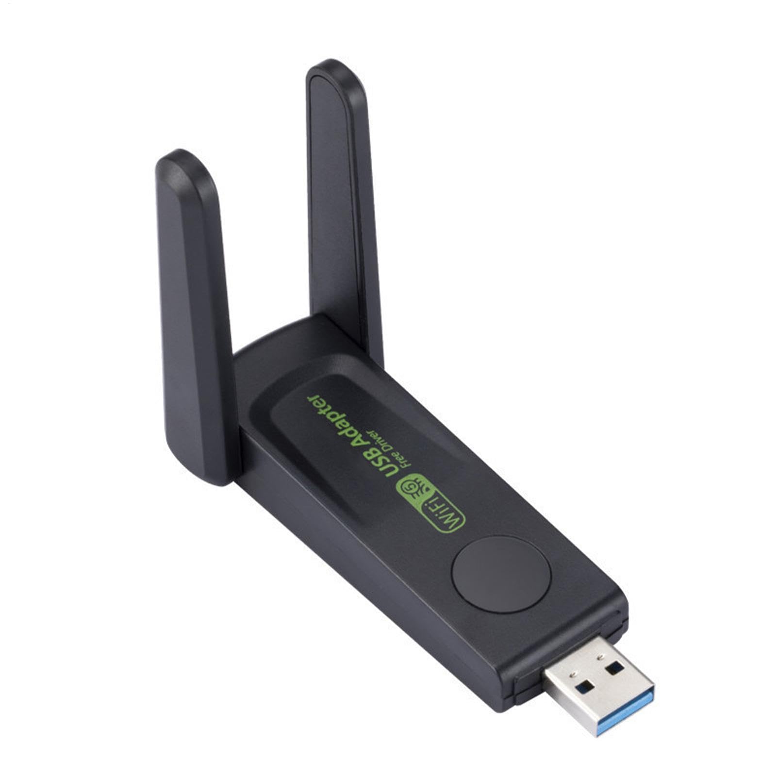 Adaptador WiFi USB para PC de escritorio,Adaptador WiFi USB inalámbrico - Dongle inalámbrico USB de doble banda | Adaptador de 600 Mbps, receptor de red inalámbrico Plug and Play para PC, portátil, es