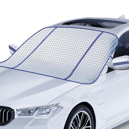 Ultra-Dick Auto Windschutzscheiben kompatibel mit Lex NX300h 2014-2021 Sonnenschutz für Auto mit Magneten für Windschutzscheibe gegen Sonne, Frost, Schnee,