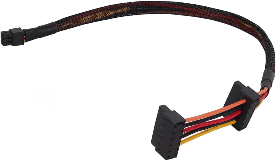 Блок питания для SSD, два адаптера SATA 15-контактный на mini 6-контактный, сменный кабель питания.