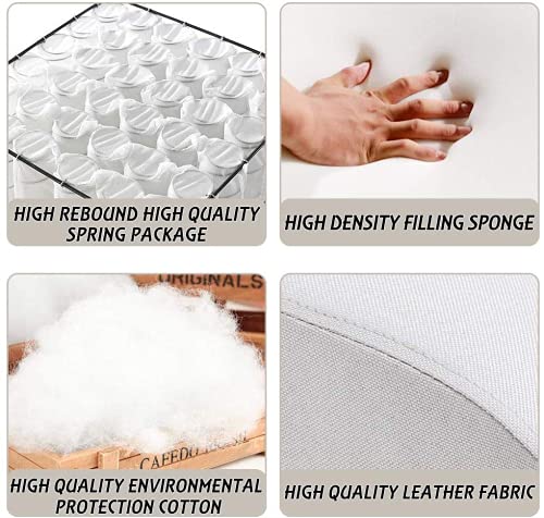 Living Room Chair Home Theater Seating Wingback Recliner Chair with Fabric Padded Cushion Backrest, Home Theater Seating Single Massage Recliner Sofa for Bedroom Reading Resting - Thumbnail 3