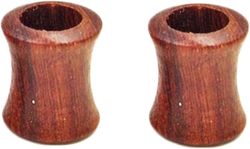 ANAZOZ Ohr Tunnel 30mm - Single Flared Stecker Aus Glas, 2 Stück Set