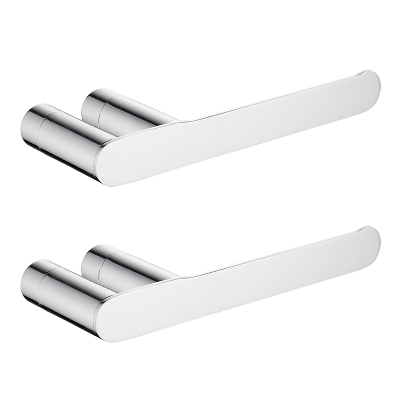 Stały uchwyt na papier toaletowy, Stainless Steel Wall Mounted Toilet Paper Holder For Bathroom Kitchen(2 Pcs)