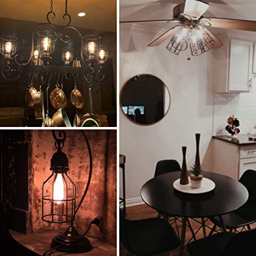 Kohree 4 x Paralume in Ferro Vintage Industriale