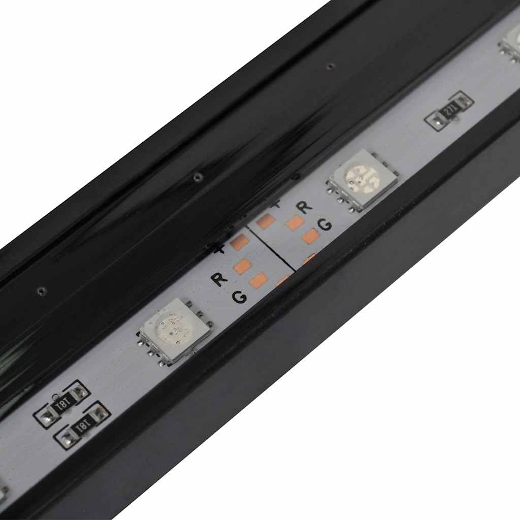 Lámpara LED para acuario, con burbujas, RGB 32 cm, bajo consumo, impermeable, con cambio de color, regulable para agua dulce y agua salada