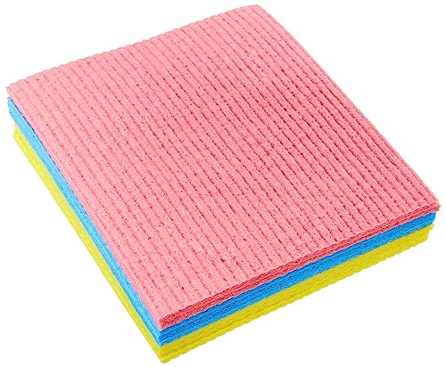 Vileda Tissu éponge, Très Haute Puissance D'aspiration, 8-pack (Couleurs Assorties)