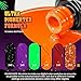 Beetles Halloween Gel Nail Polish Set - Hocus Pocus 6 Colors Gel Polish Kit, Orange Green Purple Black Red Glitter Fall Colors, Soak Off Nail Lamp UV LED Cured Nail Art Design Manicure Gift for Women