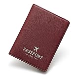 [RFID-BLOCKIERUNG] Die Passhülle besteht aus RFID-Blocking Material und effektiv kann die Erfassung Ihrer persönliche Infortmation durch RFID-Lesegerät verhindern, was vor elekronisches Taschendiebstahl und Identitätsdiebstahl schutzen. Äußerst nützlich für Flughäfen, Züge, Busse, überfüllte Märkte und Feiertage.