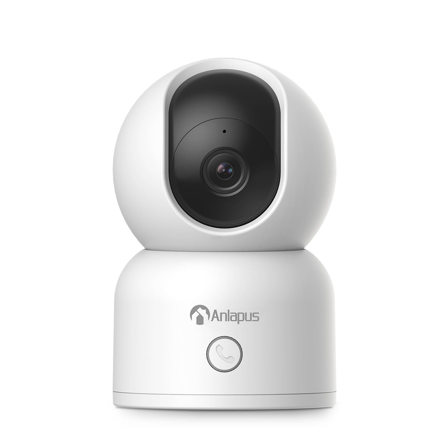 Anlapus 2.5K Cámara WiFi Interior 360° Pan/Tilt 2.4/5GHz