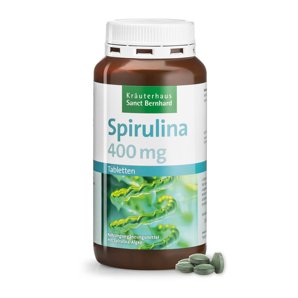 Sanct Bernhard Spirulina-Tabletten 400 mg, 360 Stück