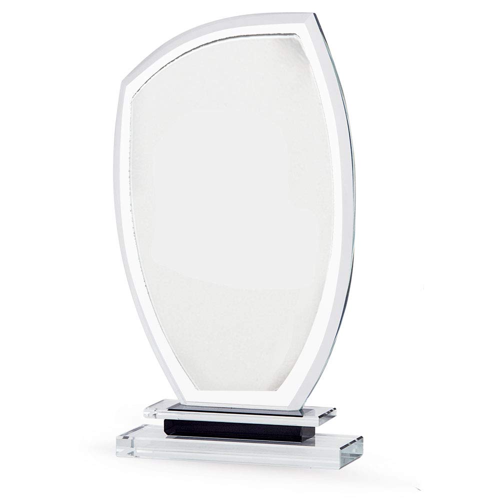 Trofeo de Cristal Personalizable con Estuche Incluido 25x13cm.