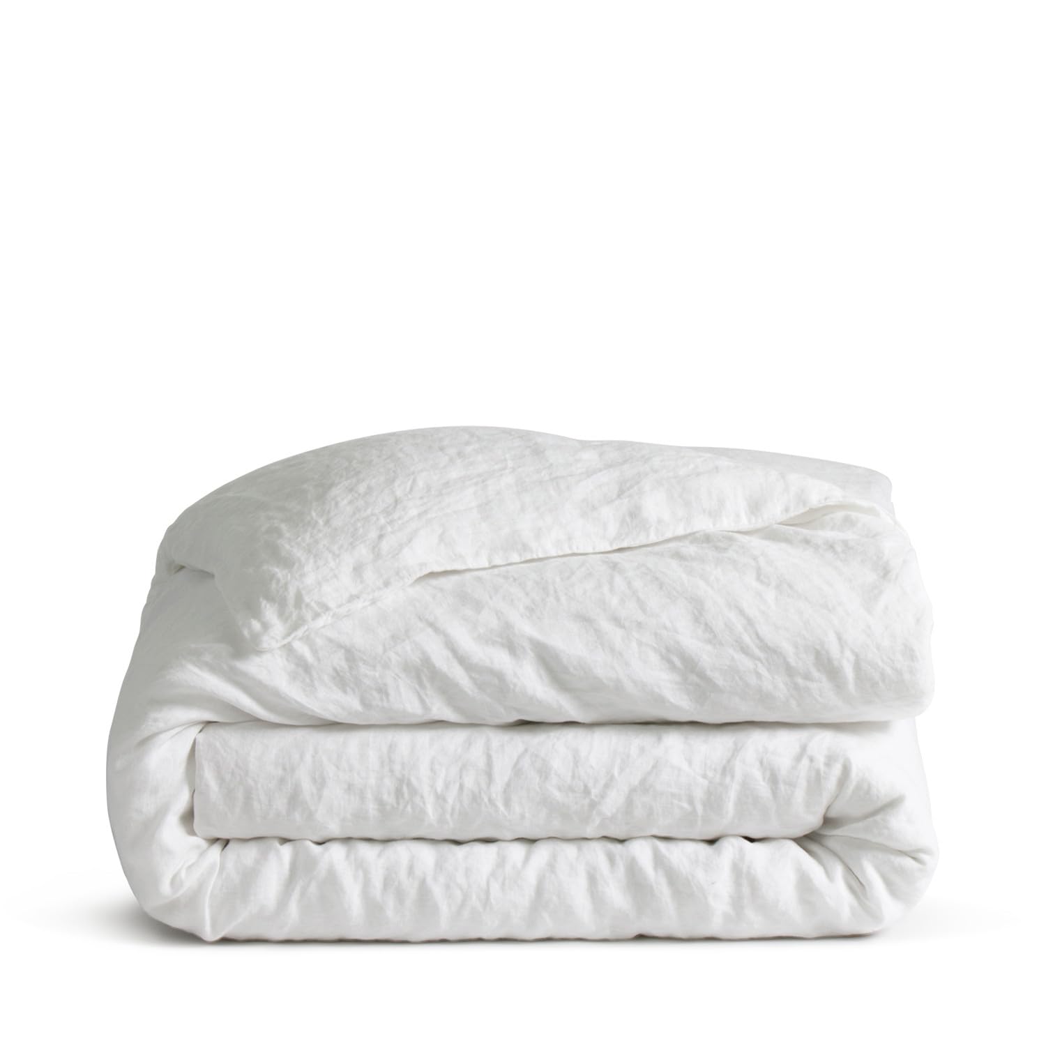 Dip & Doze White 100% Luxury Natural Linen Duvet Cover | Luxurious Hotel Quality Bedding | Breathable Hypoallergenic | Belgian French Flax Woven In Portugal | - Superking