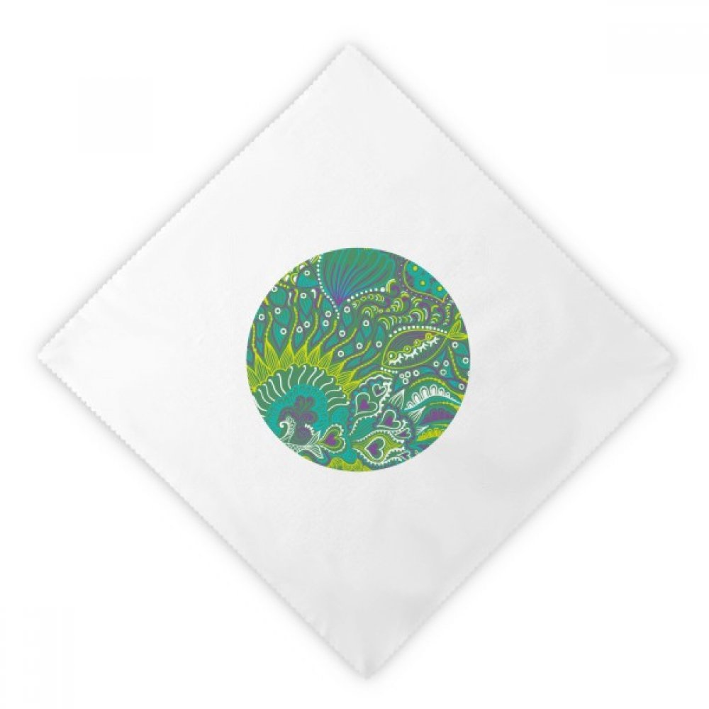 Servilletas de tela blancas con peces abstractos para cenas elegantes
