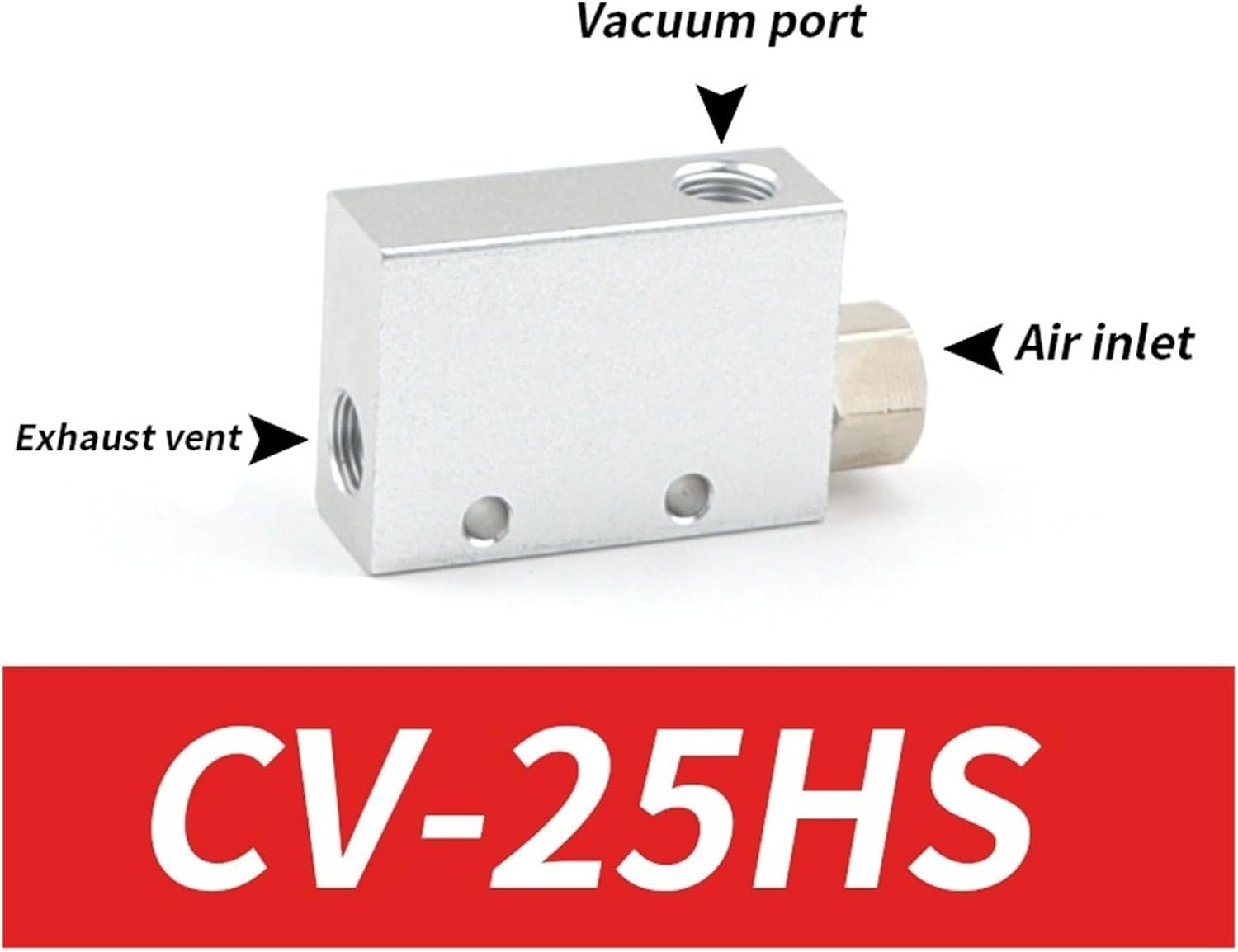 CVシリーズ CV-10HS CV-15HS CV-20HS CV-25HS CV-30HS アルミニウム合金空気圧式真空発生器(C