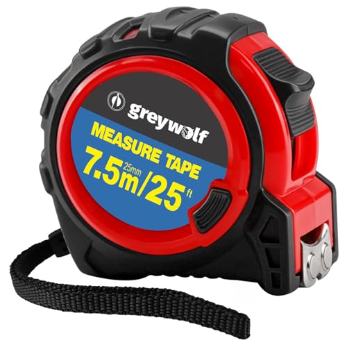 Cinta métrica Greywolf 25 ft con gancho magnético miniatura 1