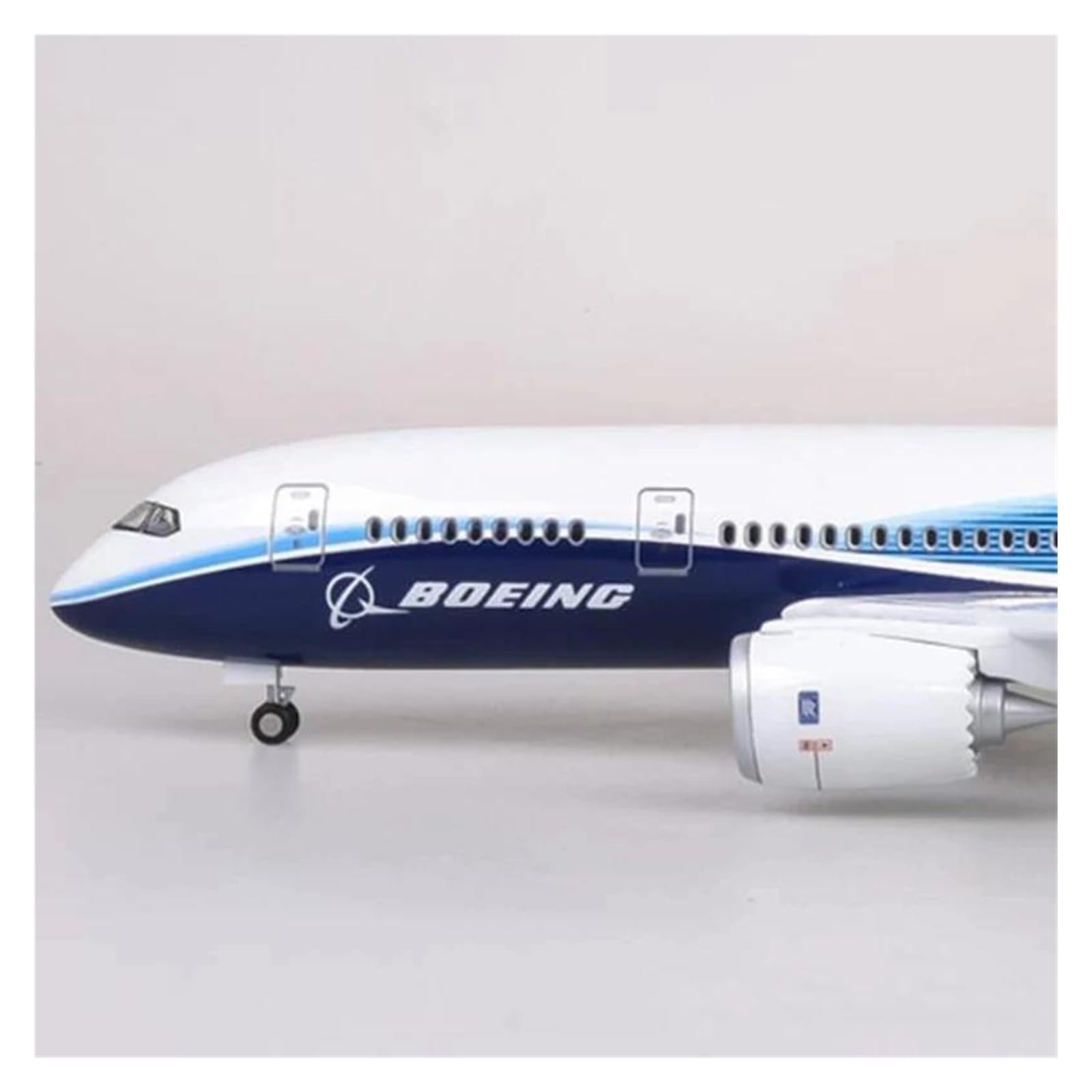 Diecast zabawki samolotowe 47CM skala 1/130 dla modelu samolotu B787 Dreamliner Model samolotu żywica samolot Home Decorati statyczny model samolotu do zbierania i wyświetlania (bez lampy)