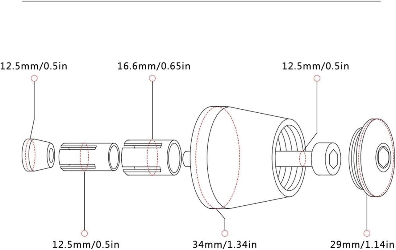 Motorcycle Handlebar Hand Grips Handle Bar End Cap Compatible With Hon Da CB190R CB190 CB 190 R 2015-2018(Black)