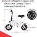 Windgoo Bicicleta Electrica 36V Plegable - E-Bike 12", Actualizar Bici Electrica Urbana...