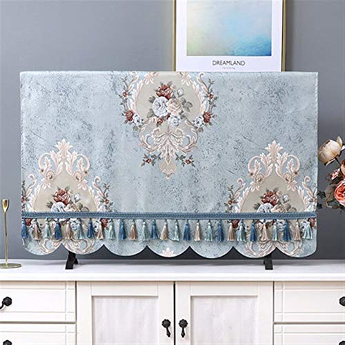 Fernsehen Kontinentales Tuch Staubschutz 55-Zoll-Universal-65 Desktop-Handtuch Tapete Hängt Staubabdeckung Sonnenschutz TV-Ständer (Color
