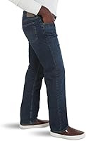 Vista 2 de Wrangler Authentics - Jeans para hombre de ajuste relajado y con cintura Comfort Flex