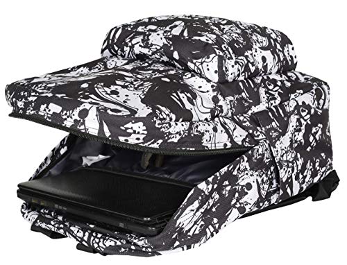 Image of Papertiger Bag Polyester Alpha Edition Laptop Backpack (25 Ltrs, Splattered Black)
