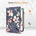 Fintie Rotating Case for iPad Air 11-inch M3 (2025) / M2 (2024), iPad Air 5th (2022) / 4th Generation (2020) 10.9 Inch - 360 Degree Rotating Protective Stand Cover w/Pencil Holder, Hibiscus