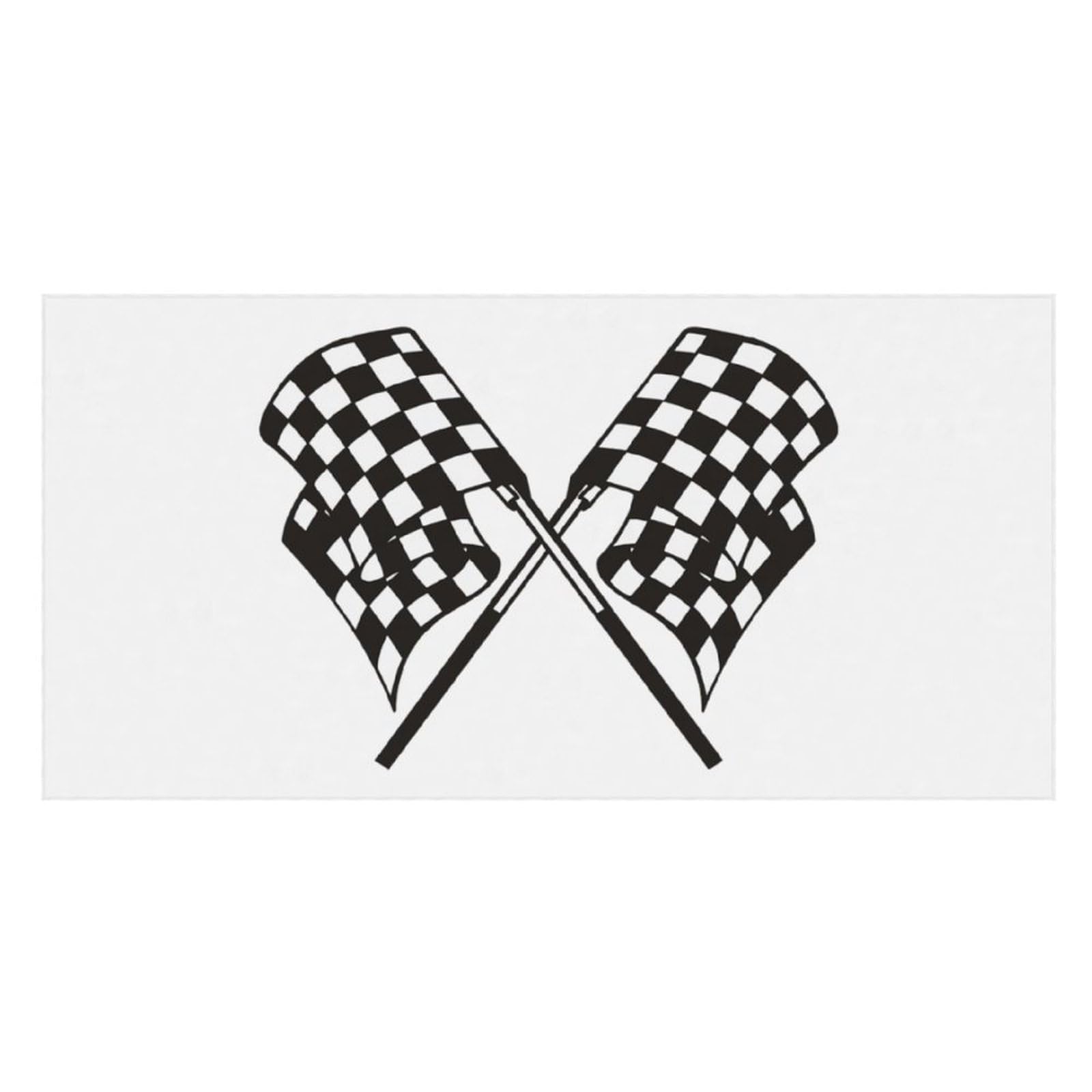 LWORZIIB Beach Towel, Checkered Flags Race Flag Bath Towel, Pool Towel Great for Gym Swimming 80 X 160cm