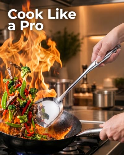 Image of Zulay Kitchen Stainless Steel Wok Spatula