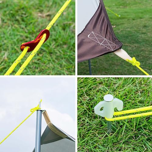 Lona de camping impermeable KAnduo 18X15FT con 2 postes miniatura 4