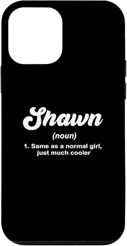 Funda para iPhone 12 mini Shawn Noun Definición personalizada con nombre Shawn disponible en Yaxa Guatemala