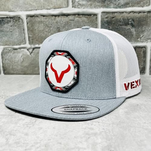 Image of Vexil American Rancher Adjustable Snapback Western Lifestyle Rodeo Southwest Inspired Meshback Hat