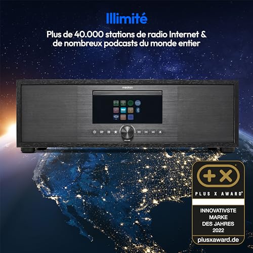Système Tout en un MEDION Radio Internet DABFM Lecteur CD Son 2.1 RMS - vue 2