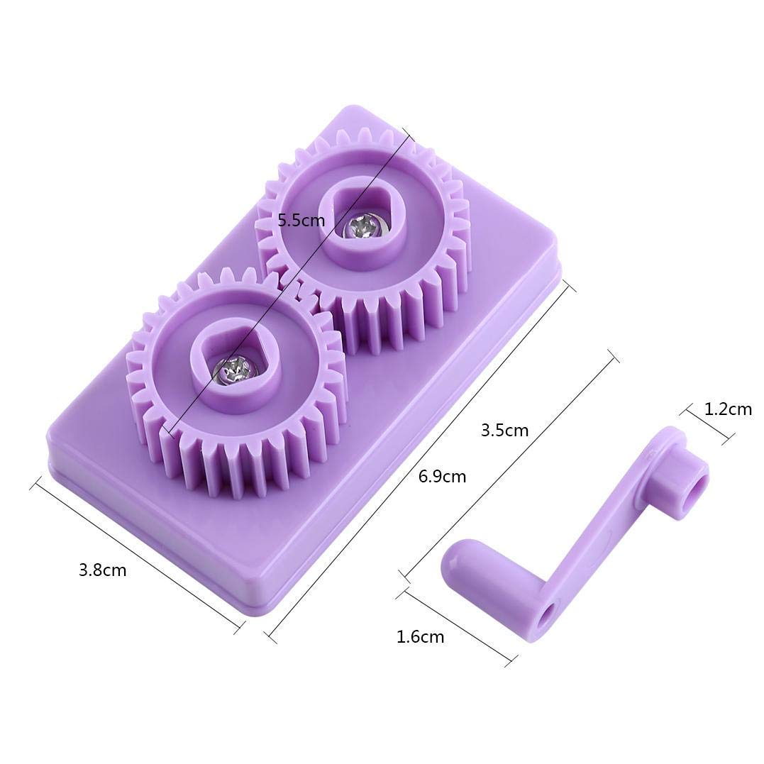 Pince à Sertir Quilling Manuelle Forme Vague – Outil Plastique Violet Pour Bandes Papier 1-10 Mm – Idéal Origami & Loisirs Créatifs
