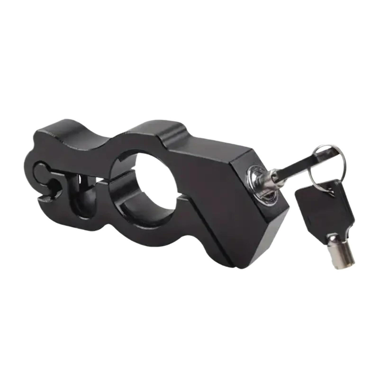 Chain Lock Motorcycle Grip Lock Security Safety Handlebar Handset Locking Motorcycle Handlebar Lock(Black)