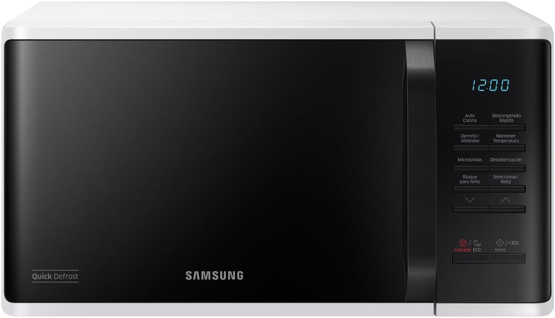 SAMSUNG MS23K3513AW/AX 0.8-Foot Microwave Oven with Quick Defrost White