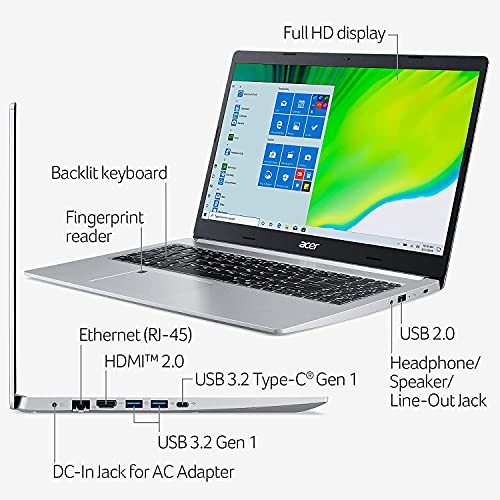 image for 2021 Newest Acer Aspire 5 Slim Laptop, 15.6