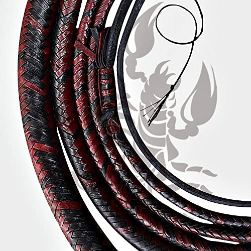 Fouet bullwhip en cuir résistant pour éviter les ruptures