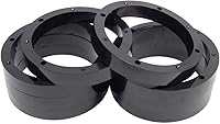 Vista 5 de 2 pares de anillos espaciadores de altavoz de plástico de 6.5" - Adaptador de montaje de instalación personalizada de rango medio para subwoofer