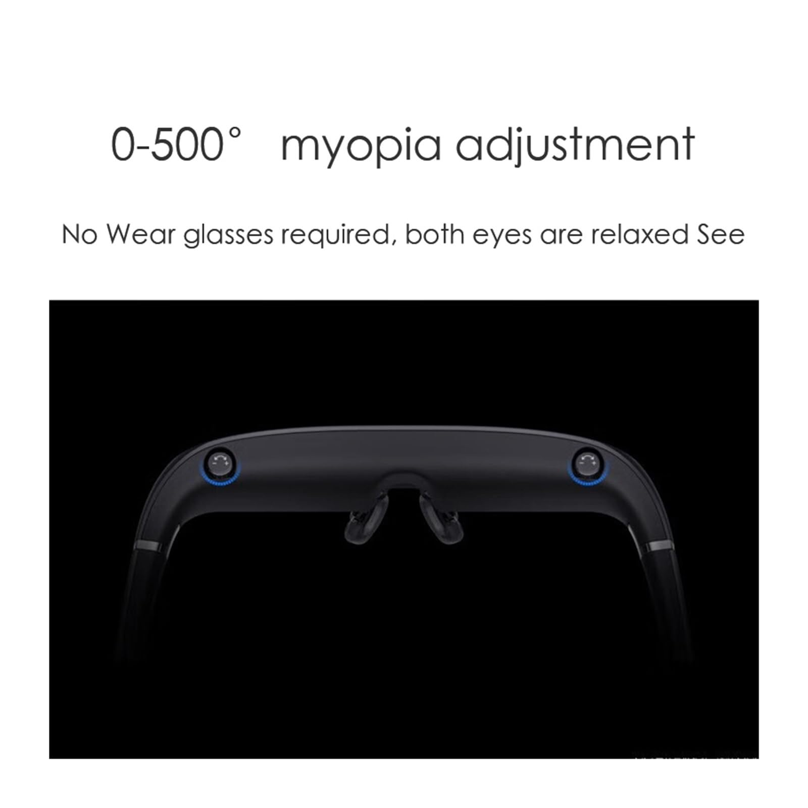 Compatible con Las Gafas de Realidad Virtual Huawei Vision Glass: visión Inteligente, transmisión de Realidad Virtual 3D, Ajuste for miopía y Pantalla DP.