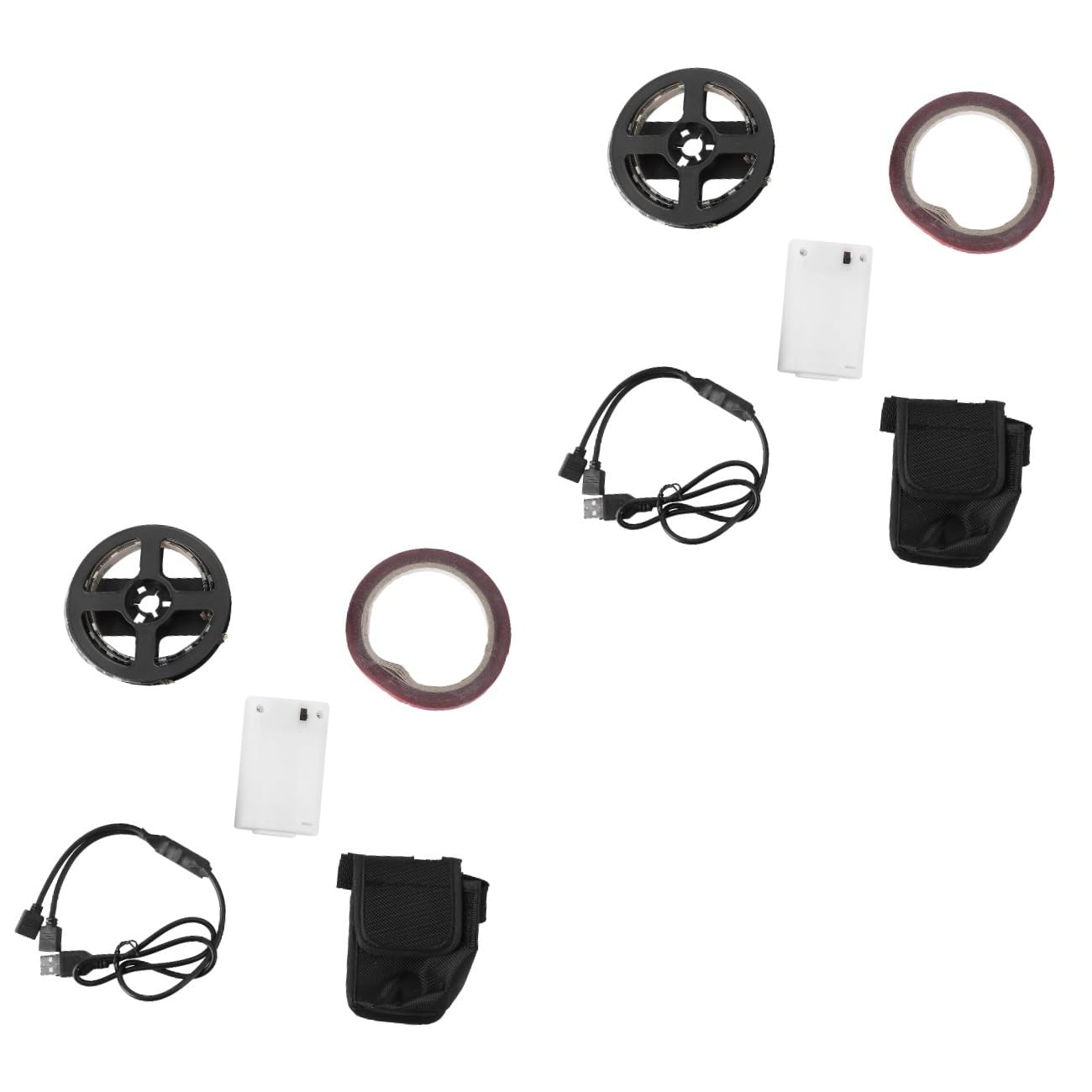 BESPORTBLE 2pièces Bande Lumineuse pour Trottinette Électrique Accessoires Créatifs pour Personnalisation Installation Facile avec Adhésif Options pour Style Unique