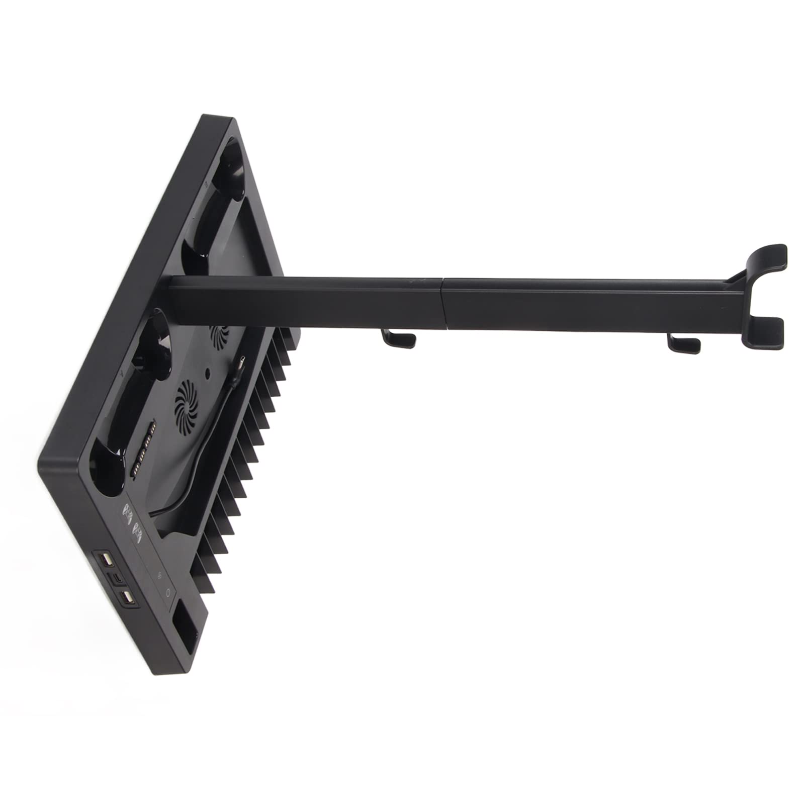 Supporto con Ventola di Raffreddamento e Caricabatterie per Controller per Console Verticale +15 Slot per Dischi di Gioco