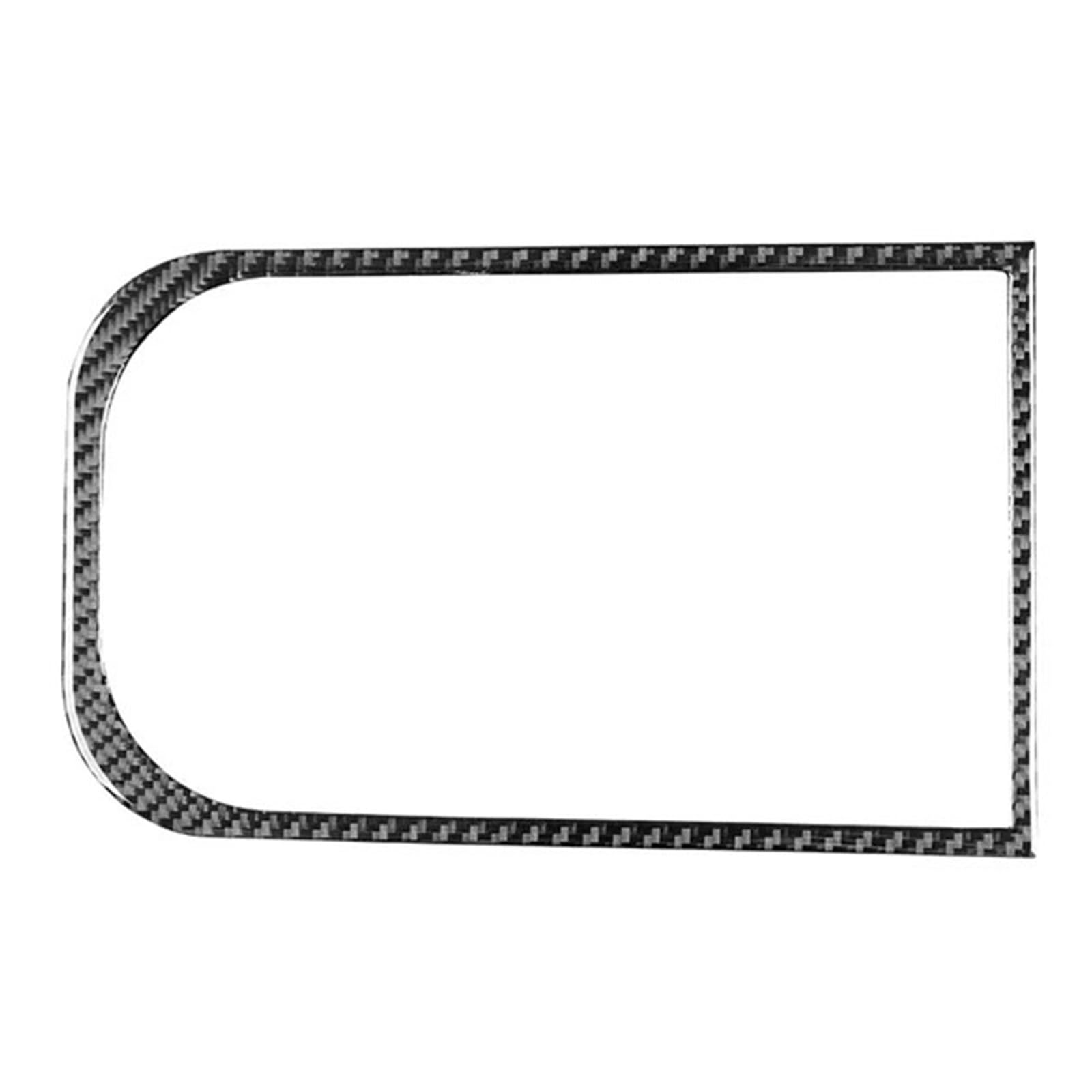 Compatible for CRV 2007-2011 Accessories Carbon Fiber Interior Car Center Armrest Box Outer Frame Cover Trim Sticker