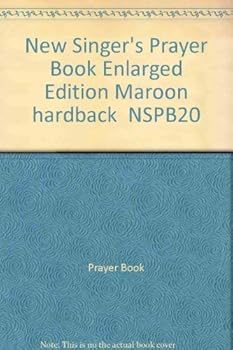 Hardcover New Singer's Prayer Book Enlarged Edition Maroon hardback NSPB20 Book