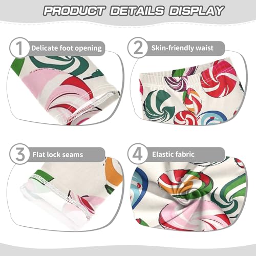 Girls' Leggings Colorful Candy Kids Yoga Tights Pants 1 Pack 208591153