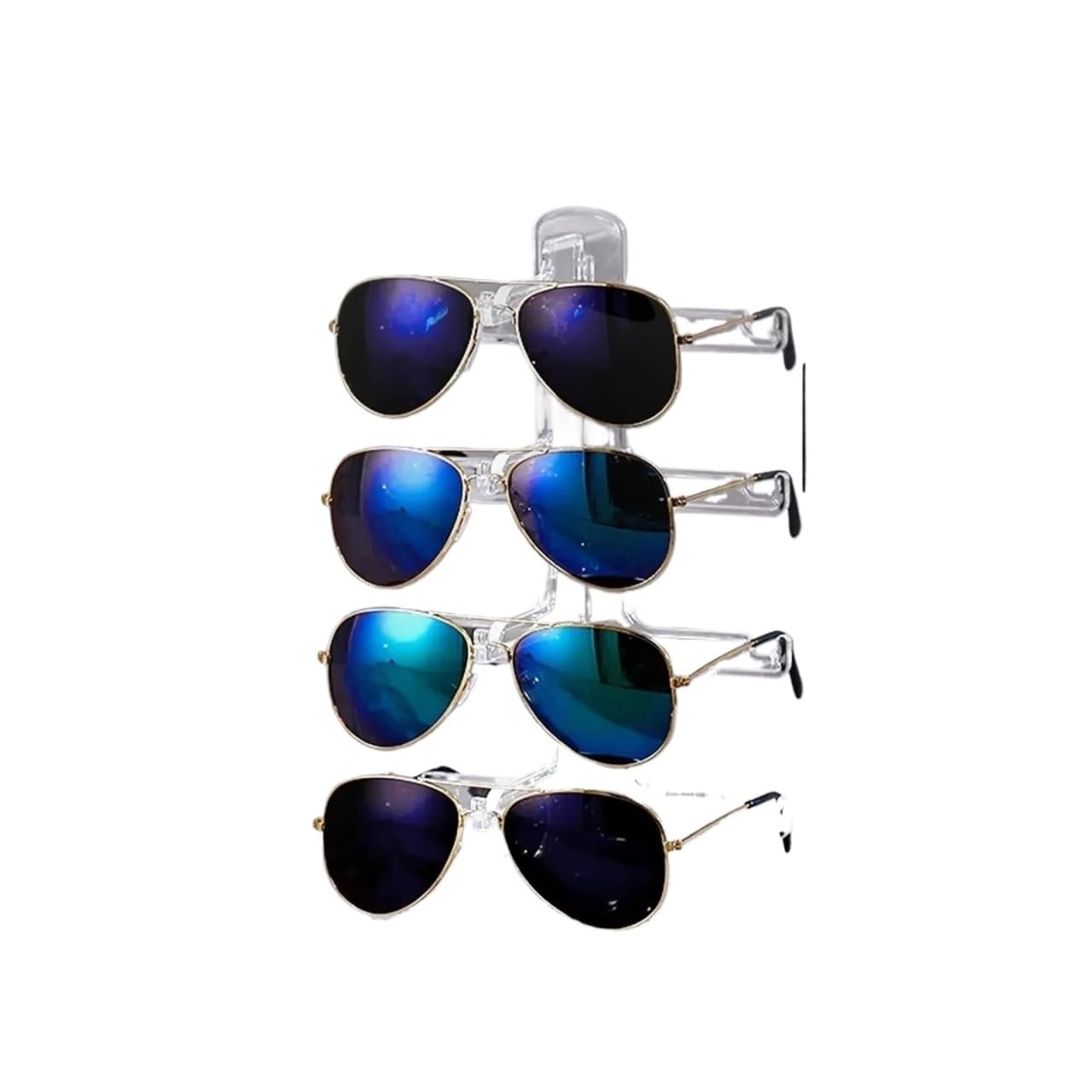AMEEDA Glasses Holder 1pc Detachable Transparentmulti Layer Eyeglass Frame Sunglasses Display Stand Store Dressing Table Desktop