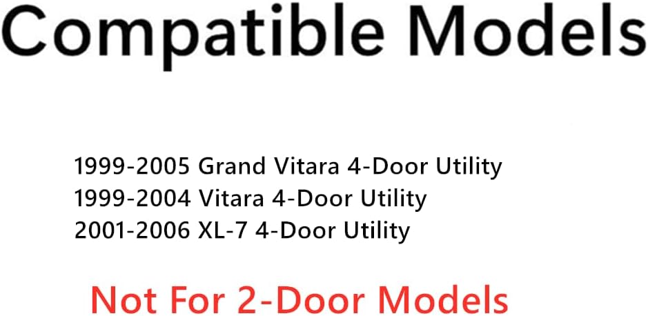 Driver Left Side Front Door Window Door Glass Compatible with Suzuki Vitara/Grand Vitara 1999-2005 4 Door Models / XL-7 2004-2006 4 Door Models
