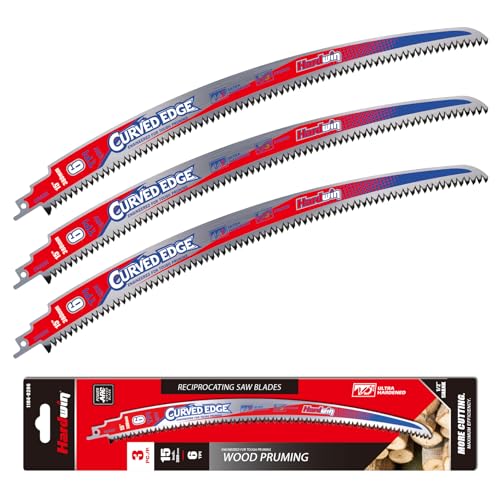 Hardwin 380mm Japanese Teeth Reciprocating Saw Blades 3 Pack